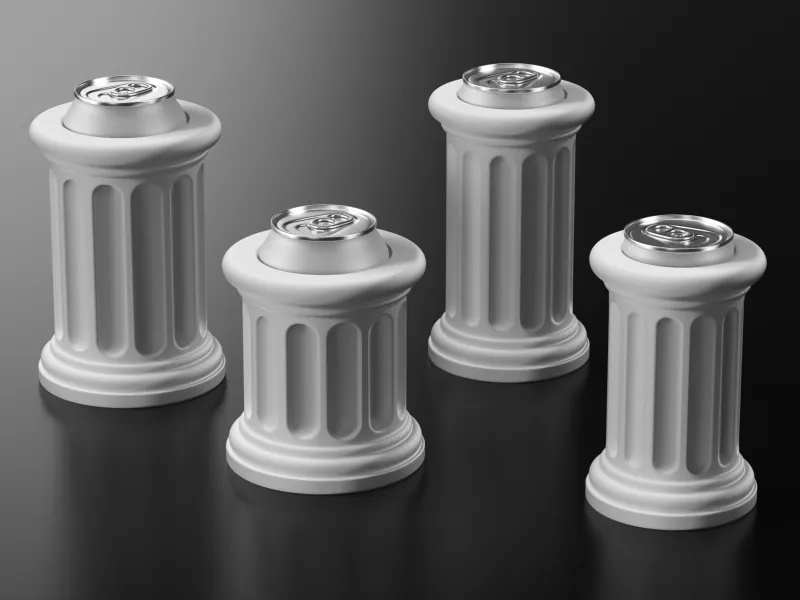 Marble Column Can Insulator (4 Sizes)