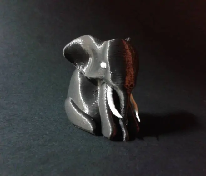 Cartoon Elephant Sitting down-0