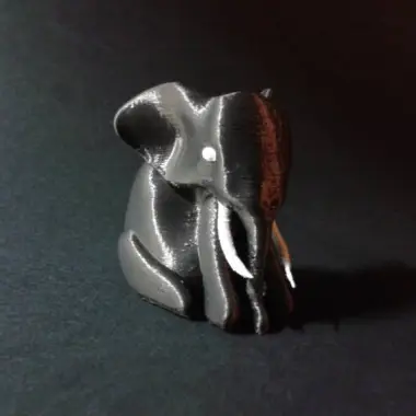 Cartoon Elephant Sitting down-0