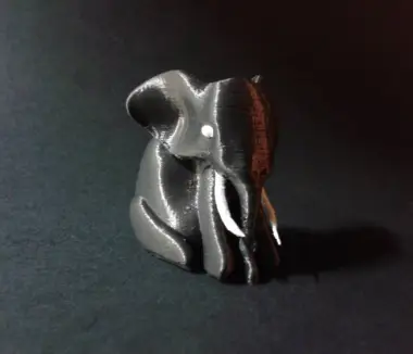 Cartoon Elephant Sitting down-0
