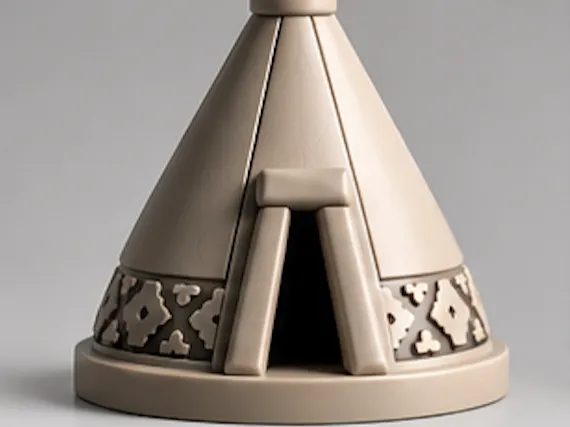 Chum — Traditional Northern Tent | Printable Miniature