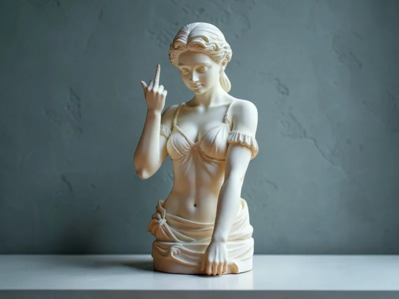 Estatueta Clássica Irrivente