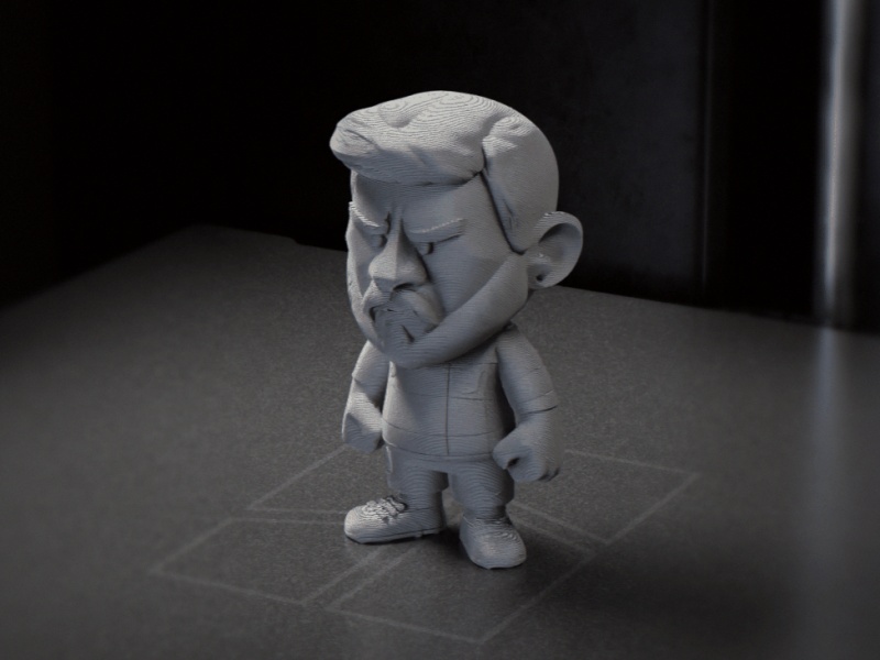 Фигурка Лионеля Месси, спортсмены, спорт, 3D-печать