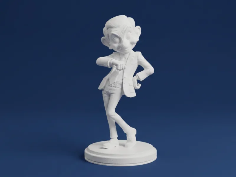 Mr. Bean - Stylized 3D Model