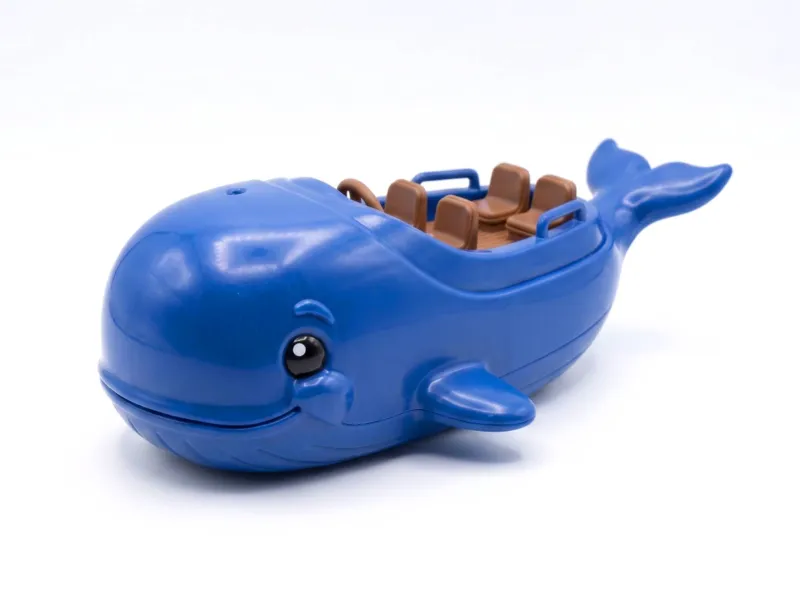 Toy whale boat