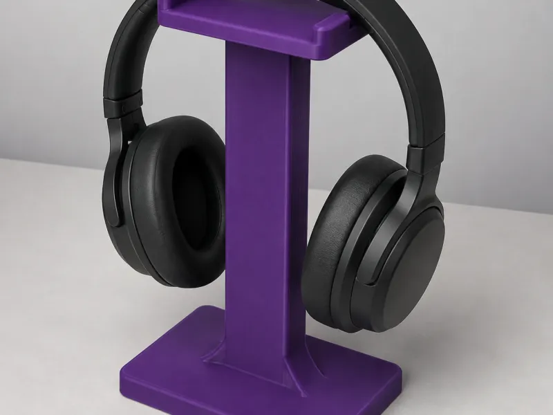 Compact Headphone Stand — AI-Assisted
