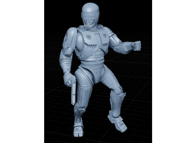 Photorealistic Sci-Fi RoboCop