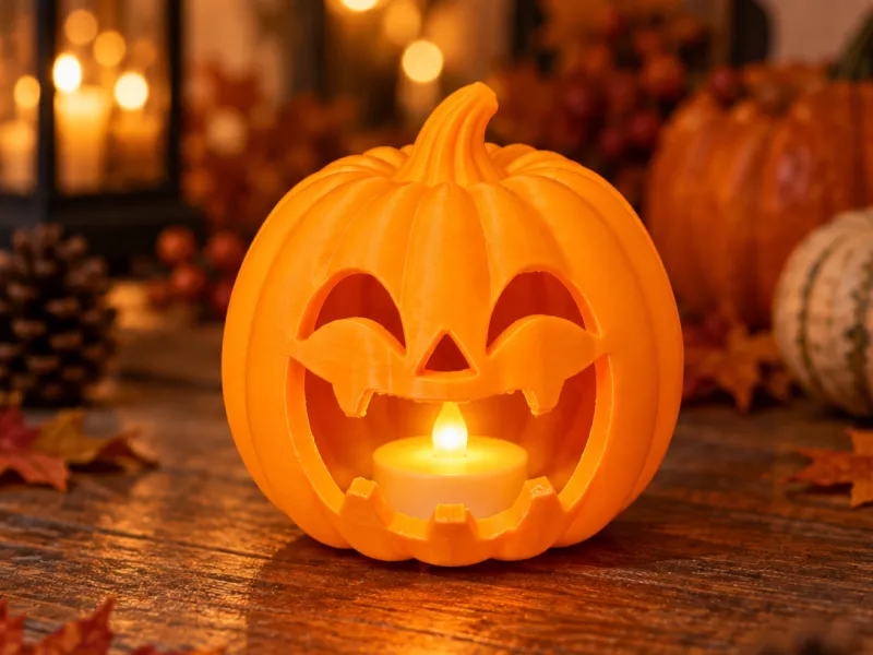 Spooky Pumpkin LED Lantern – Halloween Decor