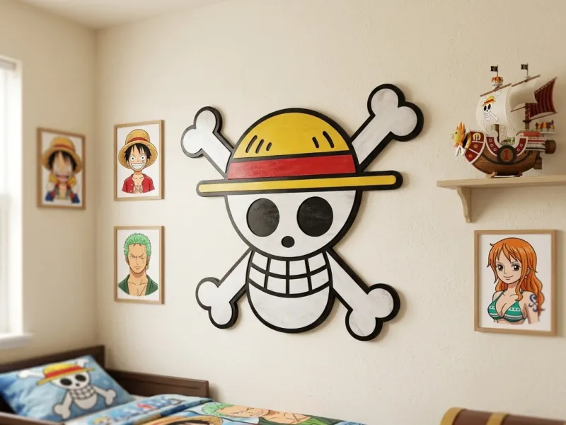 One Piece Schild