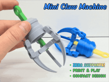 Mini Claw Machine Fidget Frame - Automotive - PLA - 3D printed product - фото 2