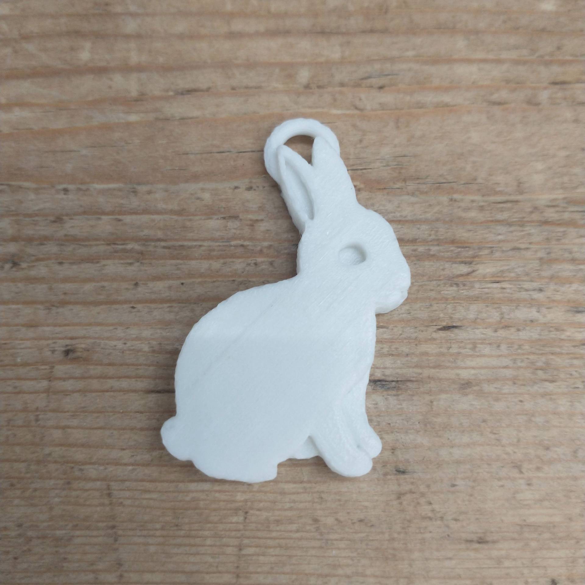 Bunny Rabbit Keyring