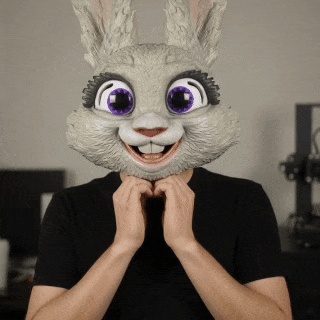 Judy Hopps Rabbit Cop Head Mask - Zootopia Cosplay Props-0