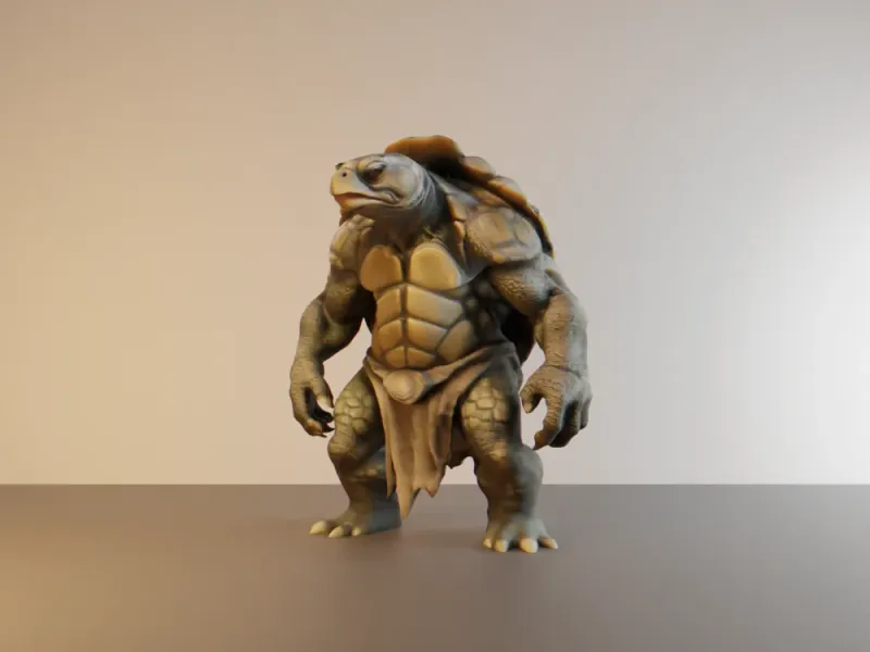 Tartaruga / Tortle - Miniatura de DND