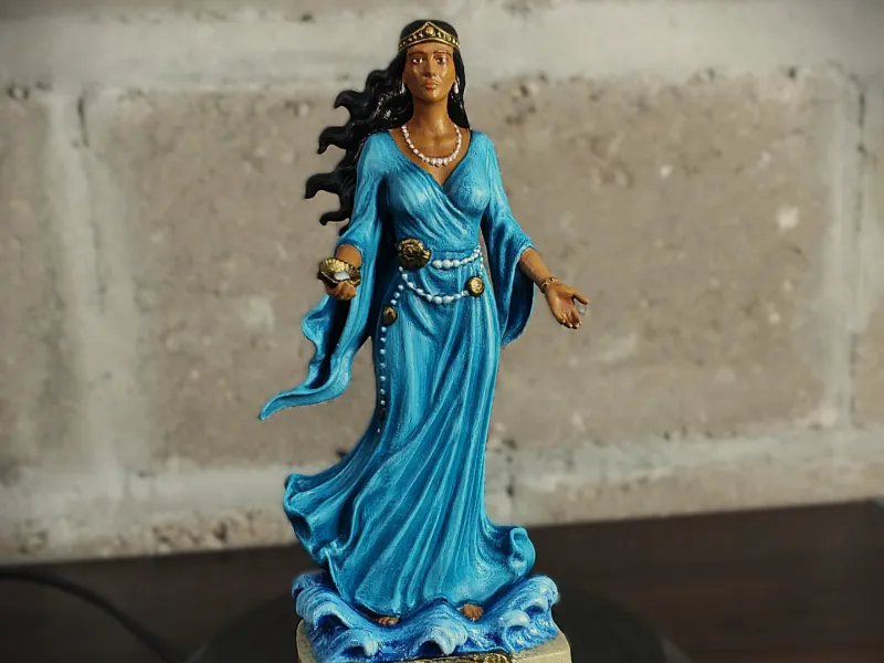 Yemanja Orisha sea goddess statue