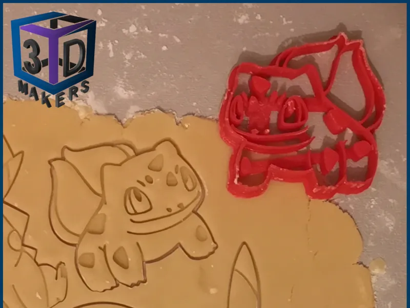 Bulbasaur cookie cutter