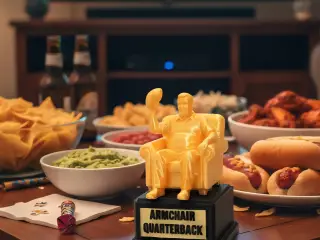Armchair Quarterback MVP Trophy