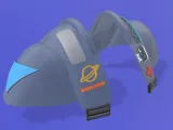 SPACE AGENT SCI FI .SHOULDER CAPS-0