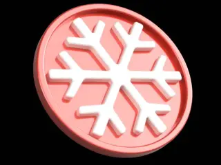 Snowflake Cup Coaster