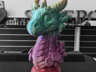 Candy Dragon Bust