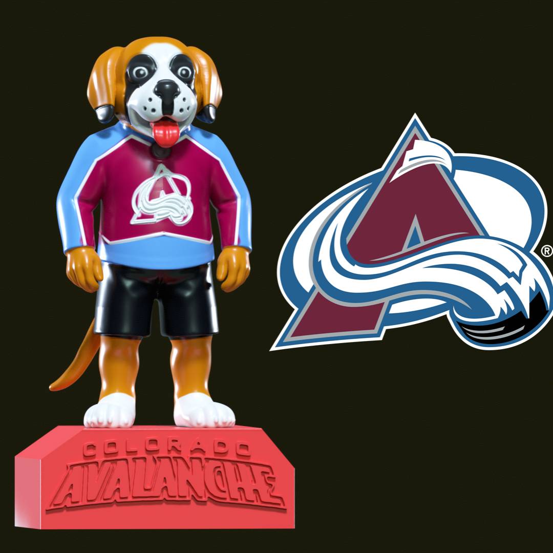 NHL - Colorado Avalanche mascot statue - Bernie - 3d print