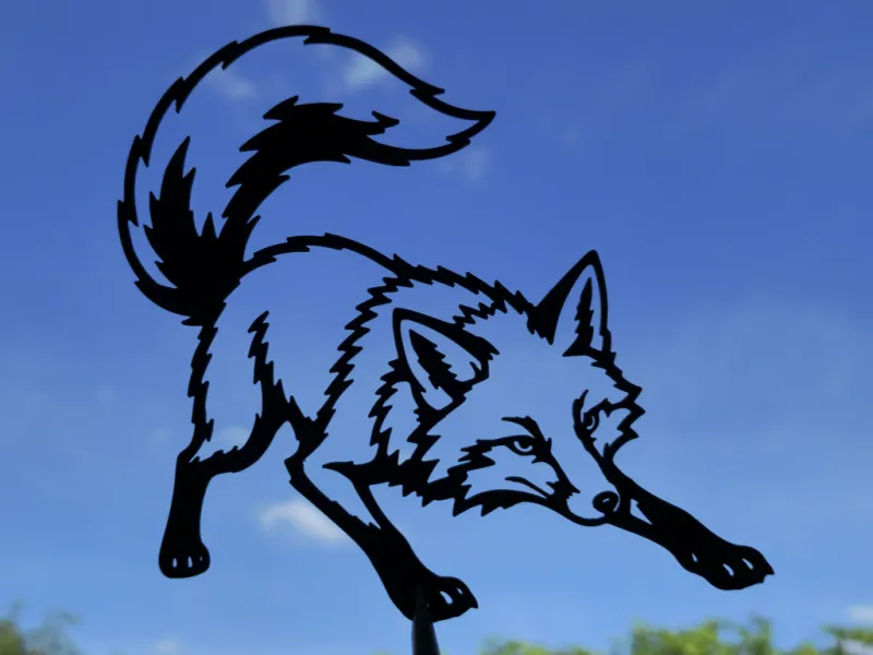 Fox Hunting Chicken 2D Wall Art