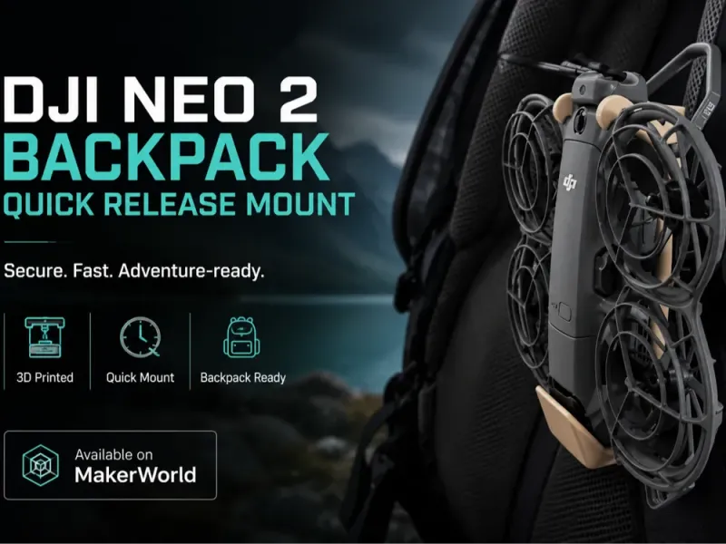 Fixation de sac à dos DJI Neo 2