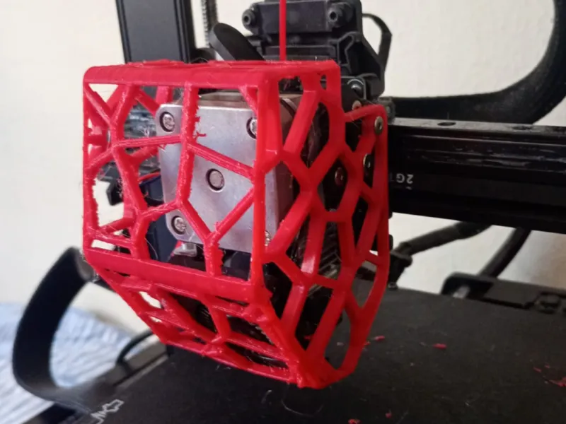 Ender3V3SE Extruder/ToolHead Cover Voronoi