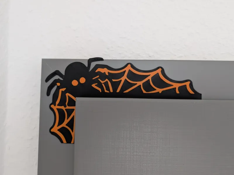 Decoração de Canto com Aranha Assustadora 🕷️🕸️