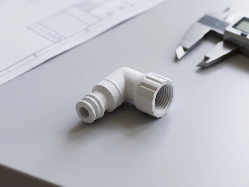 Conector rápido de mangueira fêmea em L 20mm