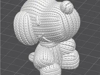 knitted Snoopy