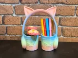 Multi-Purpose Cat Ear Pot and Organizer-0