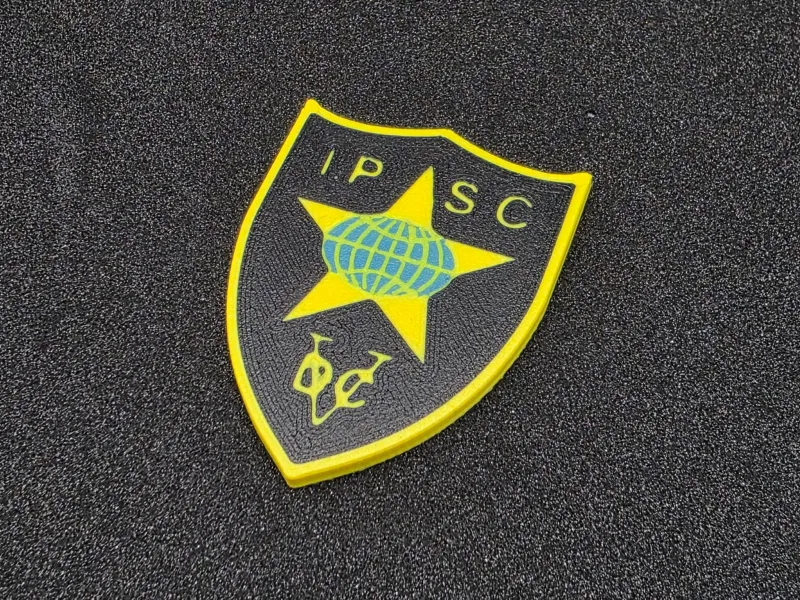 🎯🧲 Magnete con logo IPSC | Emblema del Tiro Pratico