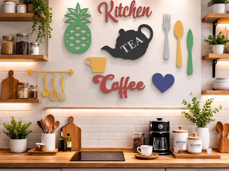 Modern Design Kitchen Wall Art Set - 001