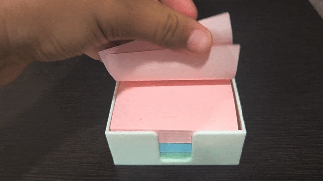 Sticky note holder(no supports)