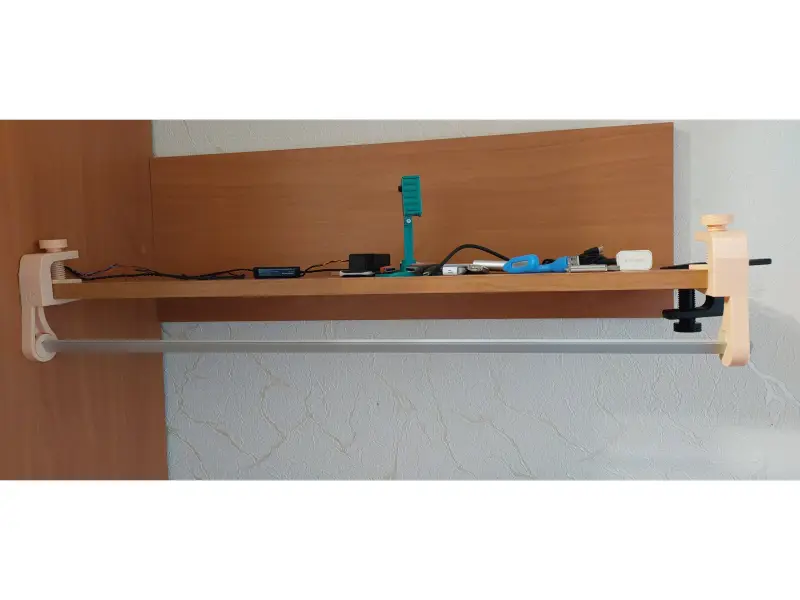LED-strip planklamp