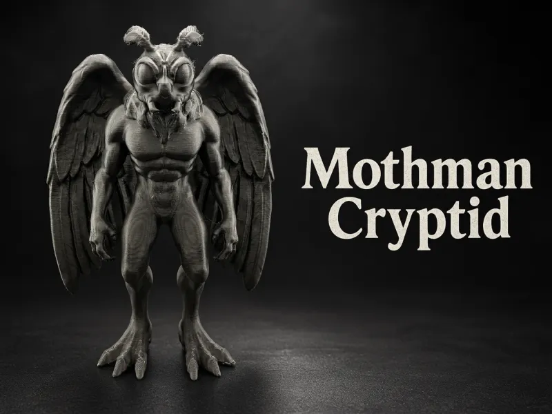 Mothman Kriptid Figürü