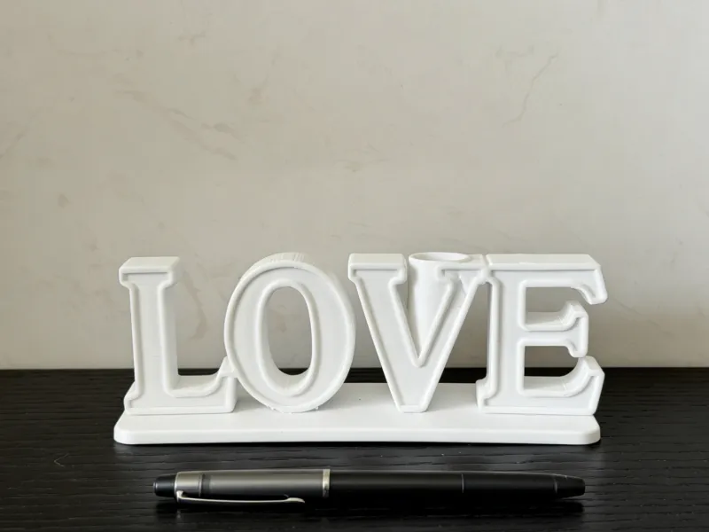 Porta-canetas Love  Presente de Dia dos Namorados