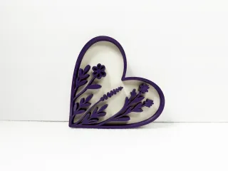 Floral Heart Decor