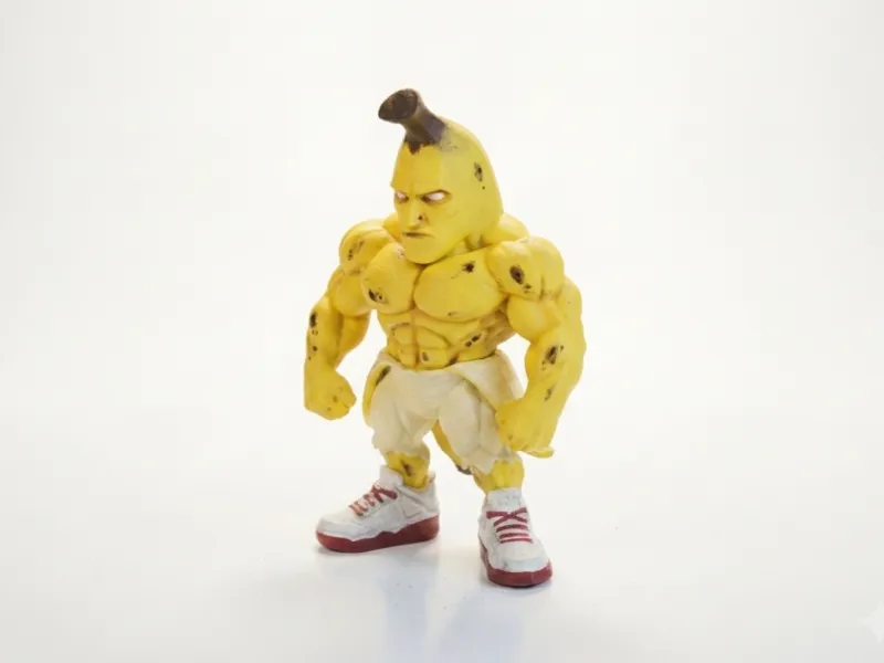 Banana Man Muscular Figurine Miscellaneous 3D Printable