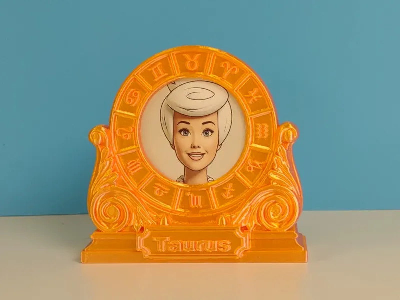 Zodiac_Taurus_photo_frame