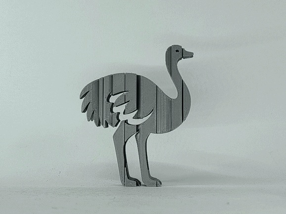 Text Flip - Ostrich-0