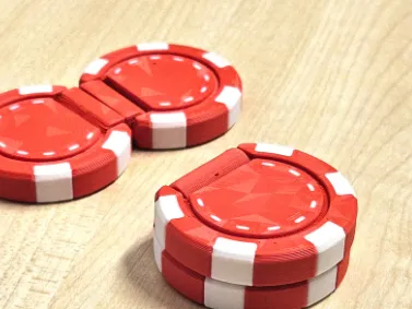 poker chips fidget toy