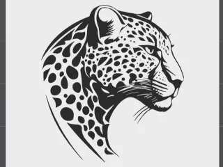 Leopard head
