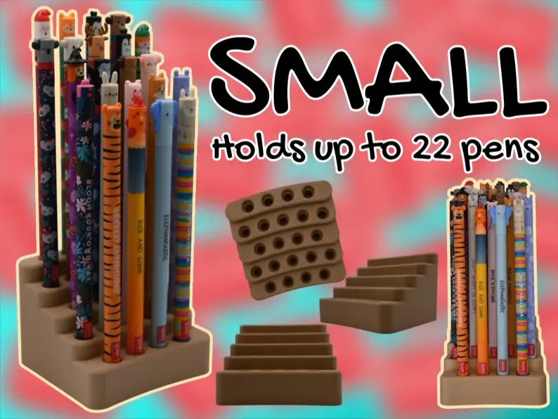 3D Printed Pen Stand Designed to fit Legami Erasable Pens