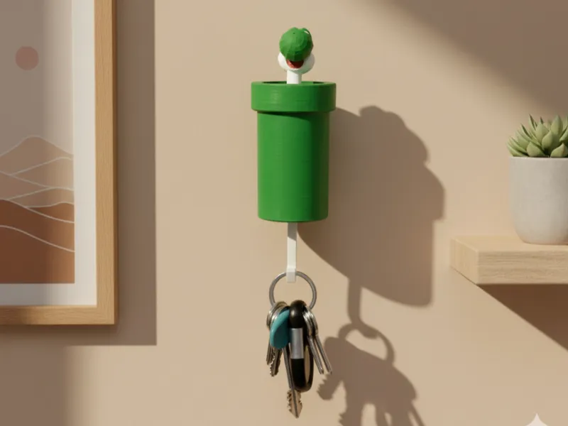 LLAVERO COLGANTE YOSHI LLAVERO DE PARED SUPER MARIO