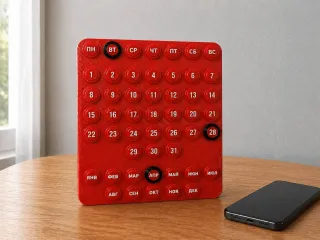 Сalendar ring a date (russian)