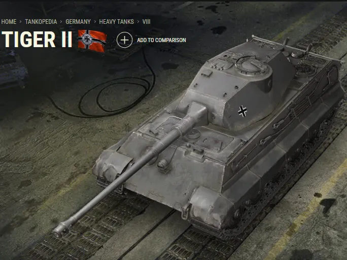TIGER II HEAVY TANK, GER ARMY 1944