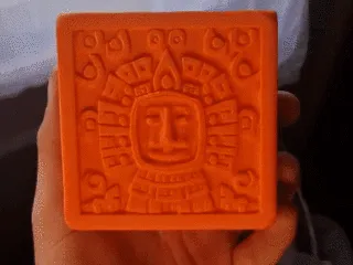 Mayan-themed planter