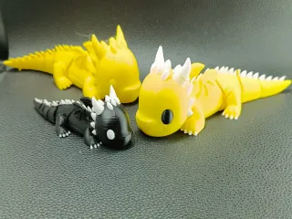 Flexi Dragon – Articulated Multi & Single Color