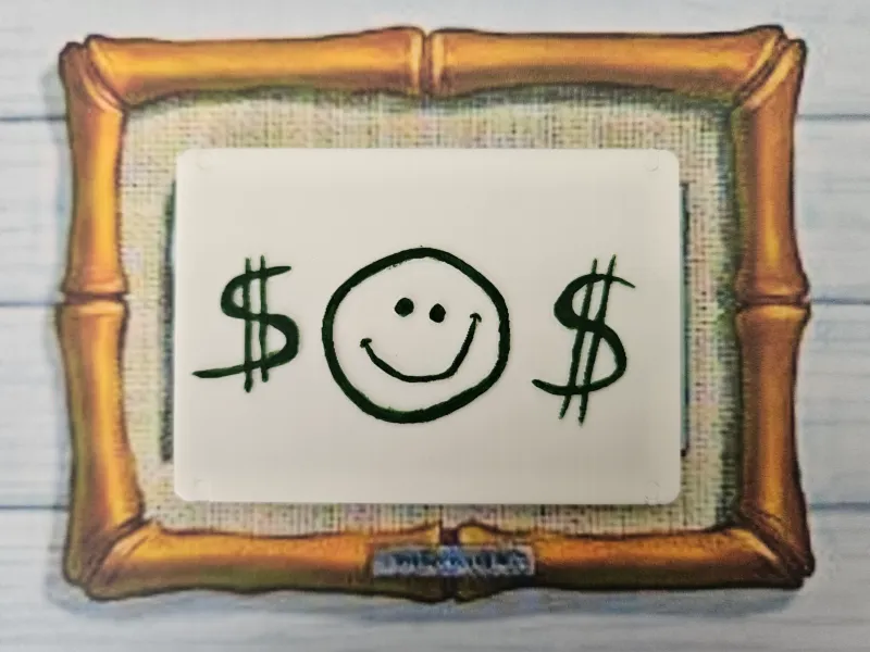 Mr. Krabs' Erster-Dollar-Kreditkartenstab